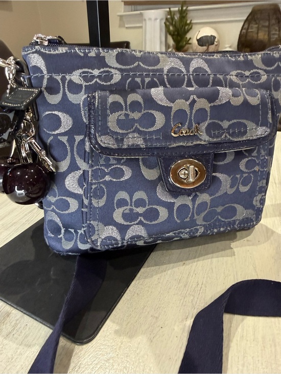 coach sequins 2way shoulderbag navy y2k Coach Vintage Y2K Poppy 